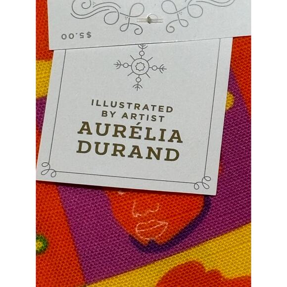 5 for 25 Target Wondershop Aurelia Durand Kitchen Towels 2 pkg of 2 16"x26" NWT - Picture 4 of 5